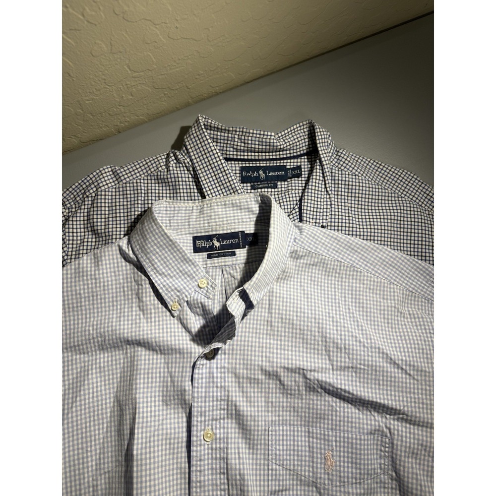 Ralph Lauren Oxford Men's Long Sleeve Button Down Shirt Lot of 2‎